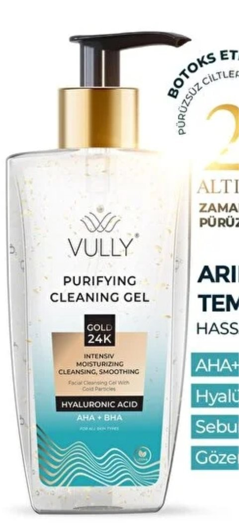 Vully Purifying Cleaning Gel Gold 24K